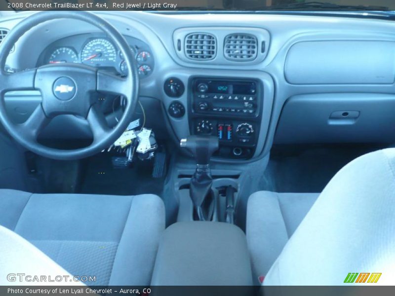 Red Jewel / Light Gray 2008 Chevrolet TrailBlazer LT 4x4