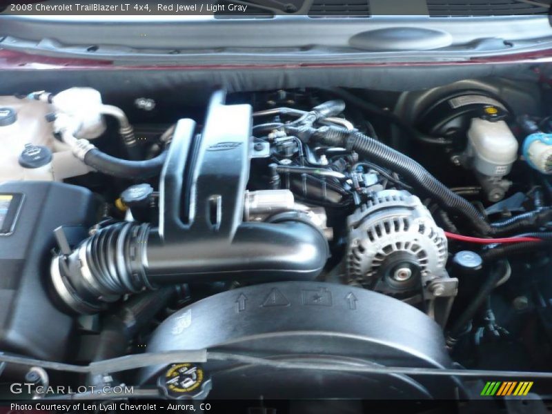 Red Jewel / Light Gray 2008 Chevrolet TrailBlazer LT 4x4