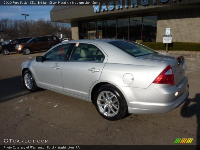 Brilliant Silver Metallic / Medium Light Stone 2010 Ford Fusion SEL