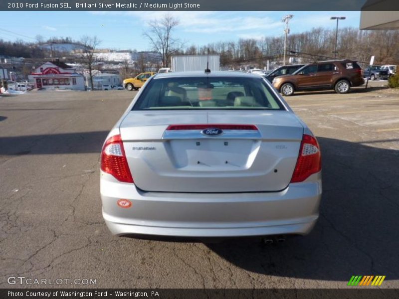Brilliant Silver Metallic / Medium Light Stone 2010 Ford Fusion SEL