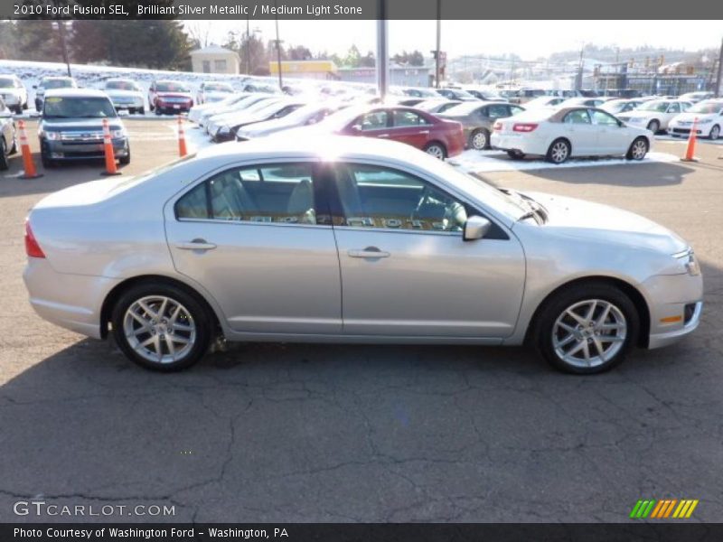 Brilliant Silver Metallic / Medium Light Stone 2010 Ford Fusion SEL