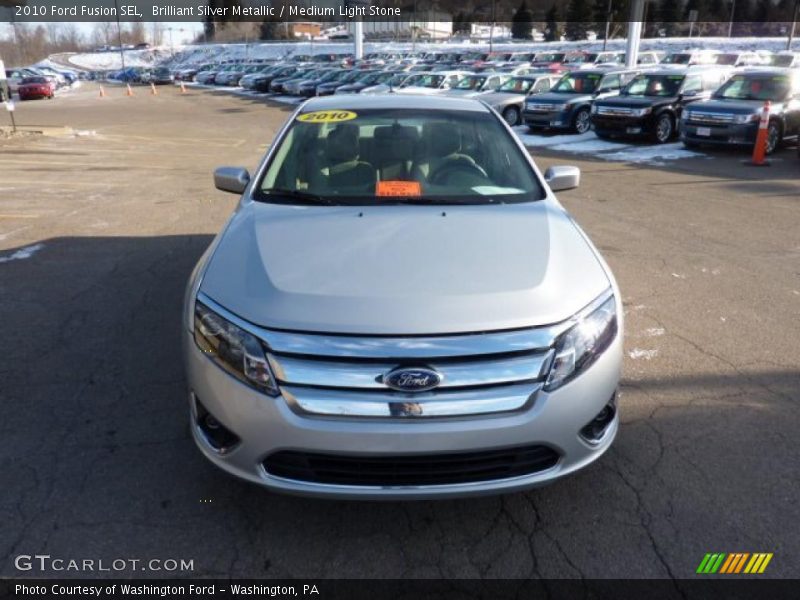 Brilliant Silver Metallic / Medium Light Stone 2010 Ford Fusion SEL