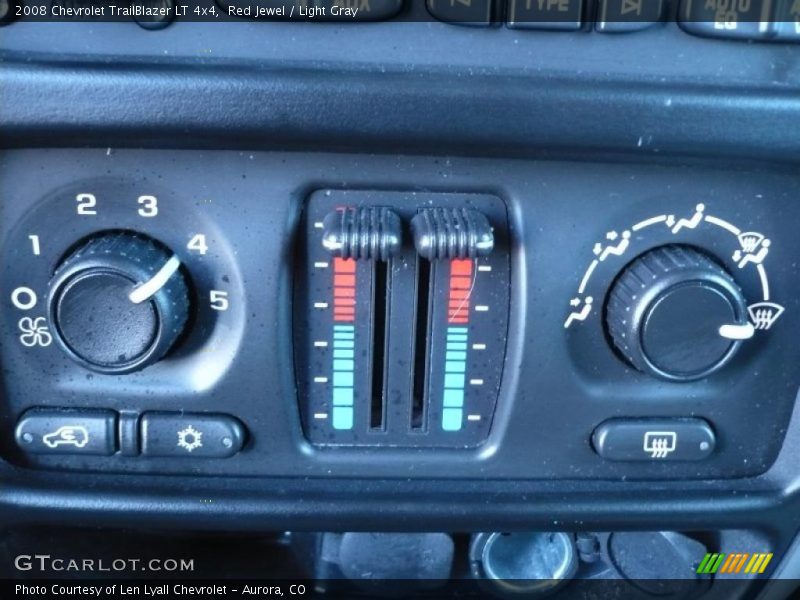 Controls of 2008 TrailBlazer LT 4x4