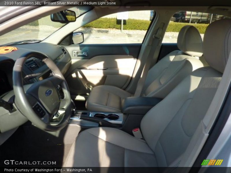 Brilliant Silver Metallic / Medium Light Stone 2010 Ford Fusion SEL