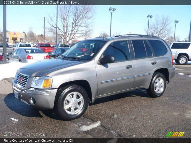 Steel Gray Metallic / Ebony 2008 GMC Envoy SLE 4x4