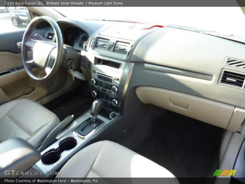Brilliant Silver Metallic / Medium Light Stone 2010 Ford Fusion SEL