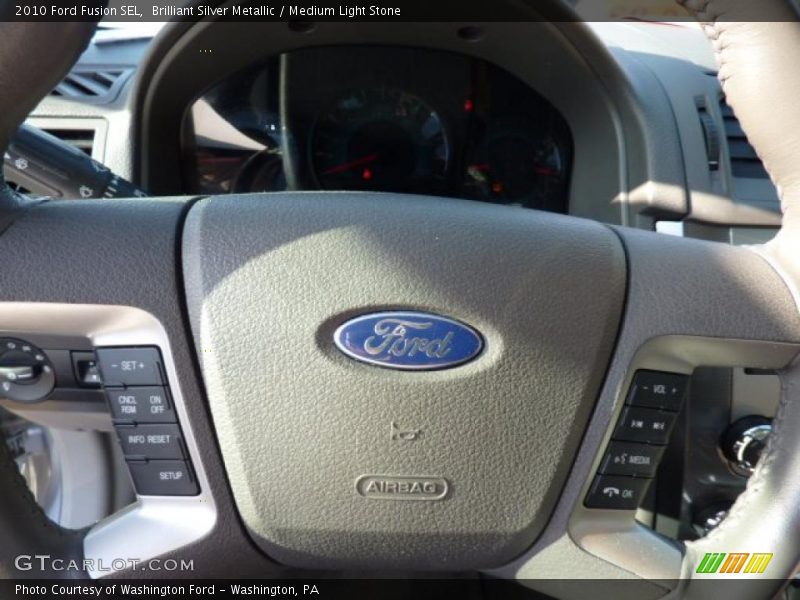 Brilliant Silver Metallic / Medium Light Stone 2010 Ford Fusion SEL