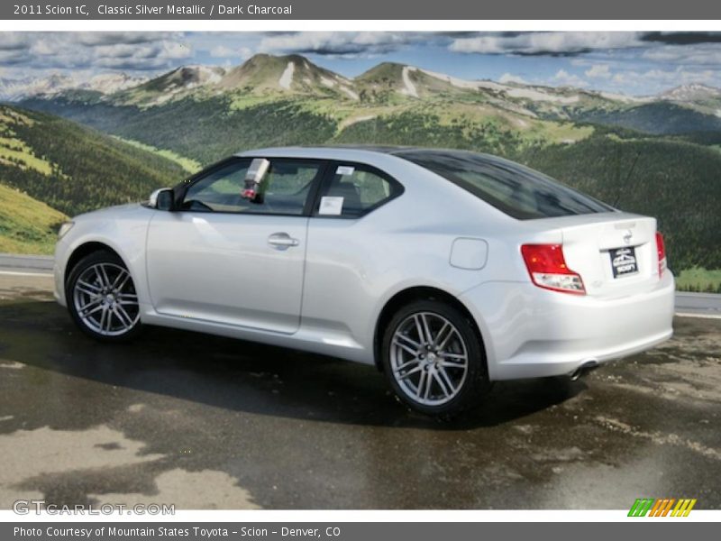 Classic Silver Metallic / Dark Charcoal 2011 Scion tC