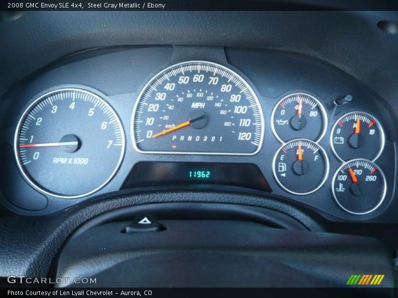 Steel Gray Metallic / Ebony 2008 GMC Envoy SLE 4x4