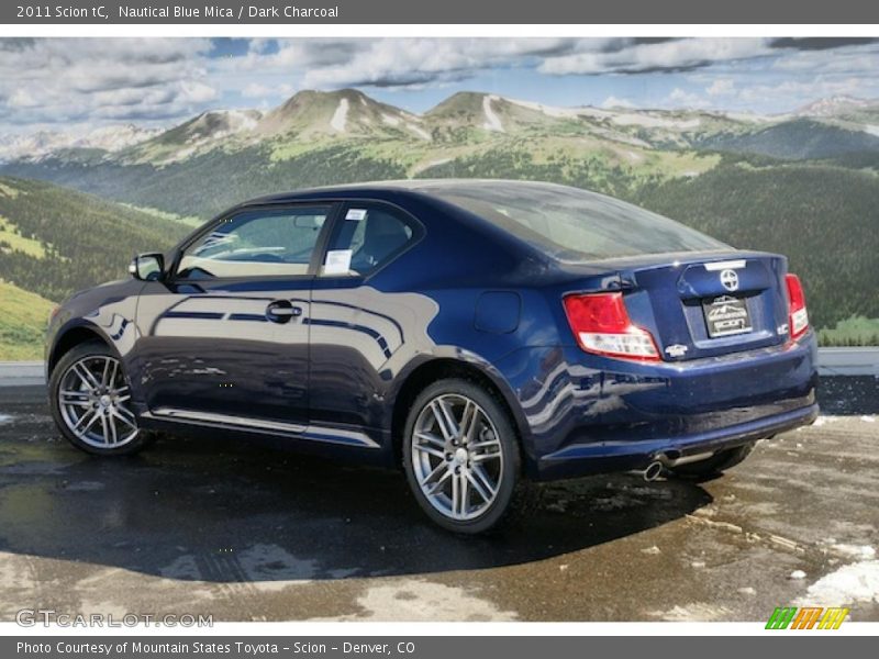 Nautical Blue Mica / Dark Charcoal 2011 Scion tC