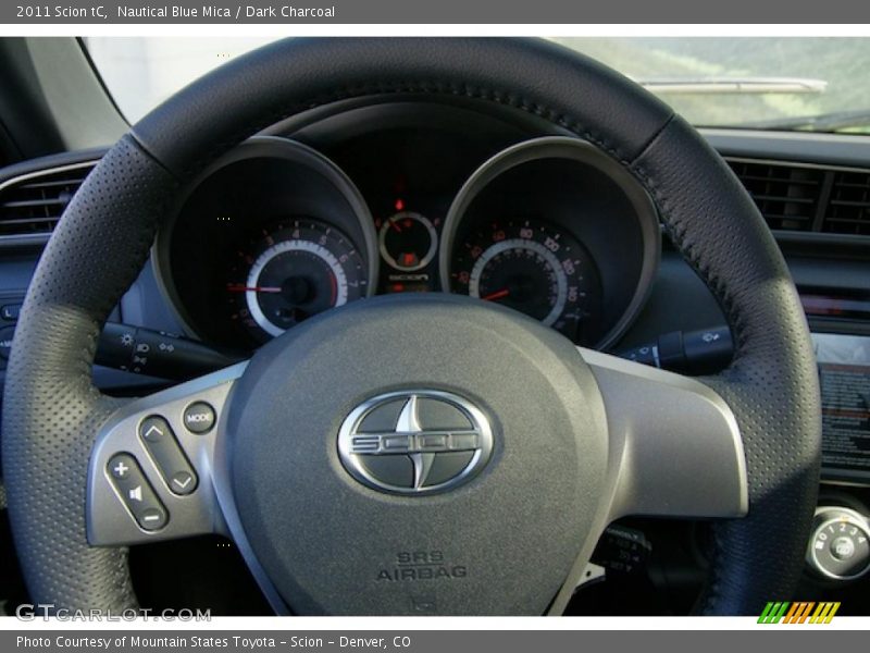 Nautical Blue Mica / Dark Charcoal 2011 Scion tC