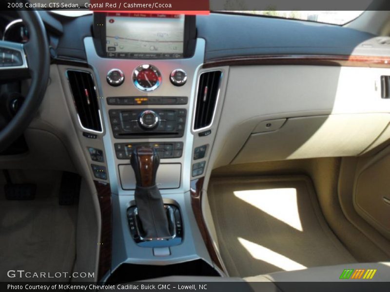 Crystal Red / Cashmere/Cocoa 2008 Cadillac CTS Sedan