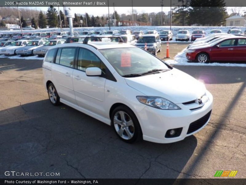 Whitewater Pearl / Black 2006 Mazda MAZDA5 Touring