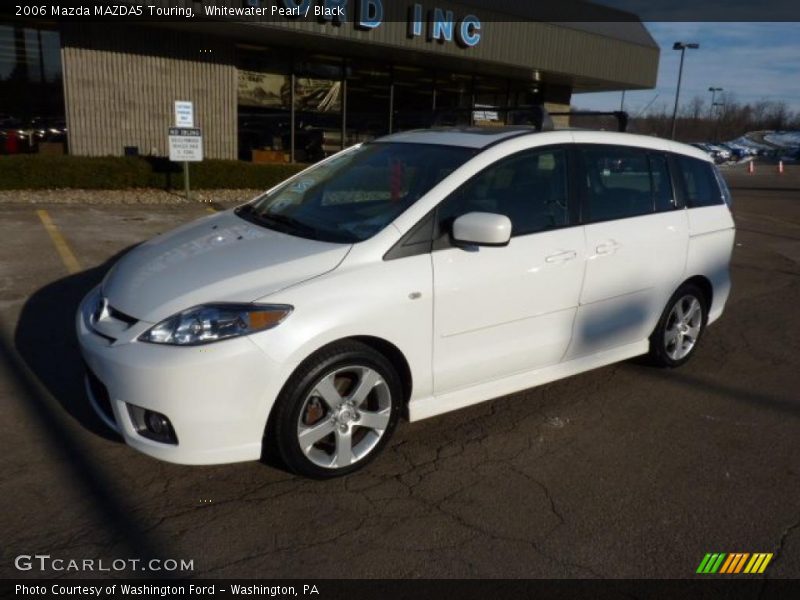 Whitewater Pearl / Black 2006 Mazda MAZDA5 Touring