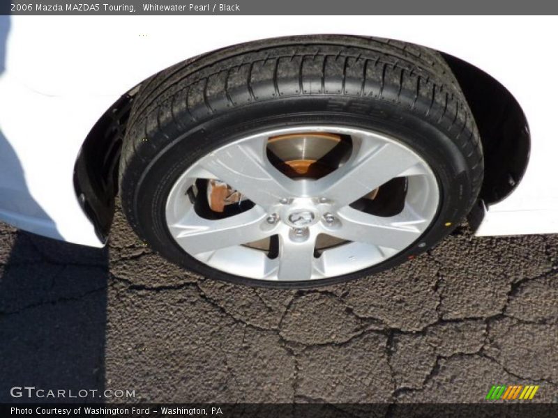 Whitewater Pearl / Black 2006 Mazda MAZDA5 Touring