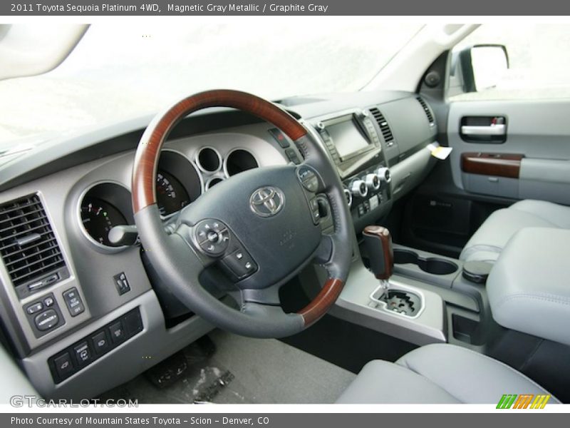 Graphite Gray Interior - 2011 Sequoia Platinum 4WD 