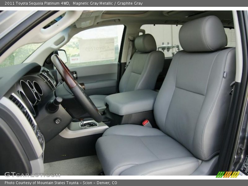  2011 Sequoia Platinum 4WD Graphite Gray Interior