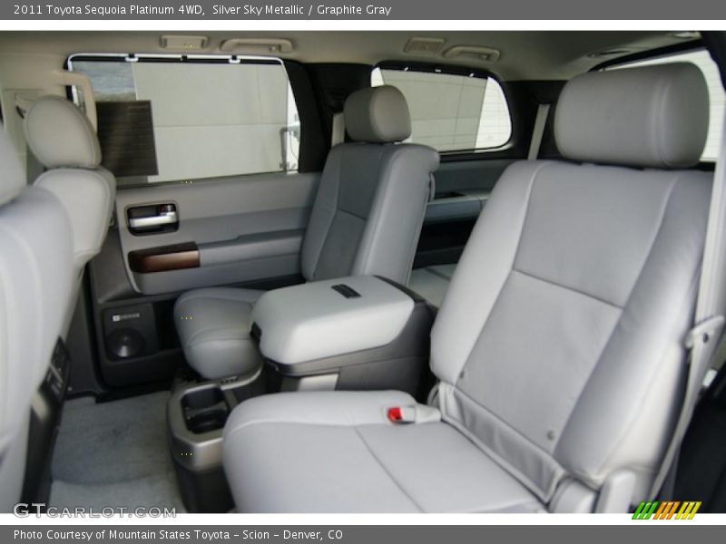 Silver Sky Metallic / Graphite Gray 2011 Toyota Sequoia Platinum 4WD