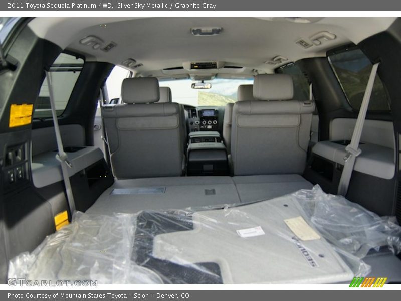 Silver Sky Metallic / Graphite Gray 2011 Toyota Sequoia Platinum 4WD