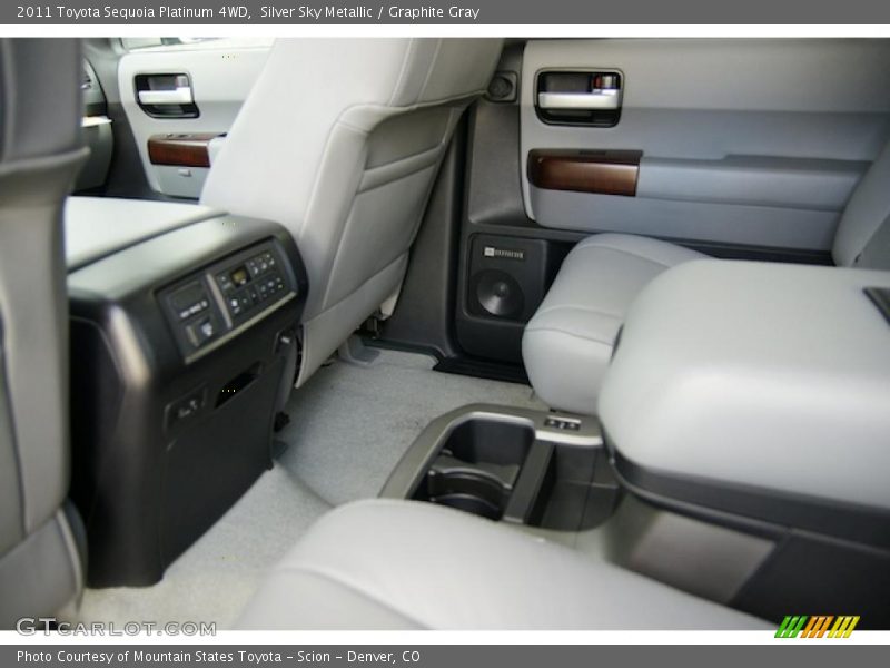Silver Sky Metallic / Graphite Gray 2011 Toyota Sequoia Platinum 4WD