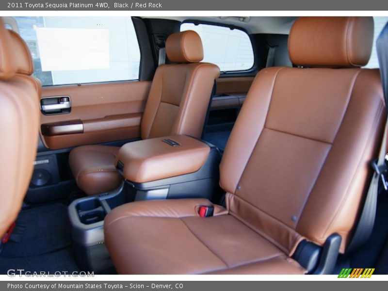  2011 Sequoia Platinum 4WD Red Rock Interior