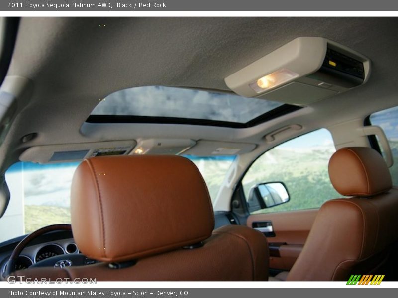 Black / Red Rock 2011 Toyota Sequoia Platinum 4WD