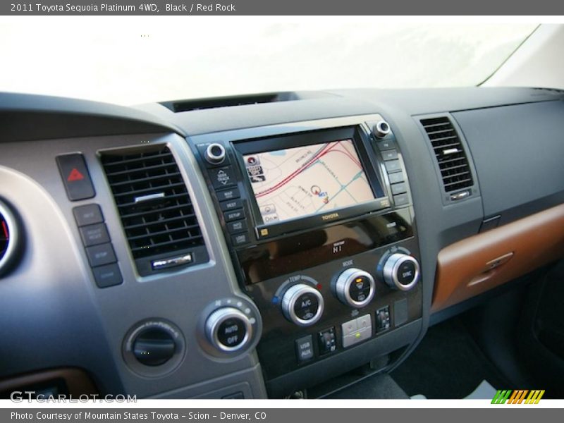 Black / Red Rock 2011 Toyota Sequoia Platinum 4WD