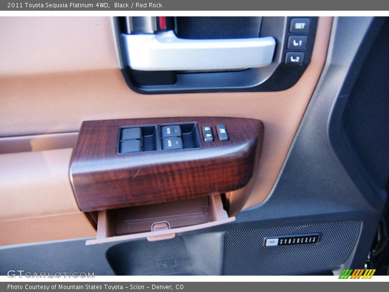 Black / Red Rock 2011 Toyota Sequoia Platinum 4WD