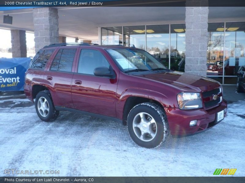Red Jewel / Ebony 2008 Chevrolet TrailBlazer LT 4x4