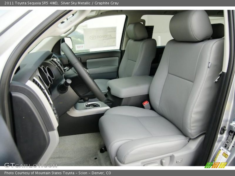 Silver Sky Metallic / Graphite Gray 2011 Toyota Sequoia SR5 4WD