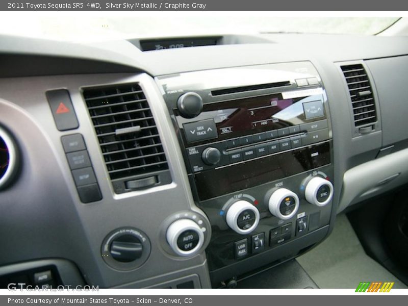 Silver Sky Metallic / Graphite Gray 2011 Toyota Sequoia SR5 4WD