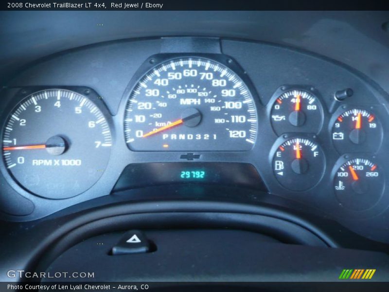 Red Jewel / Ebony 2008 Chevrolet TrailBlazer LT 4x4
