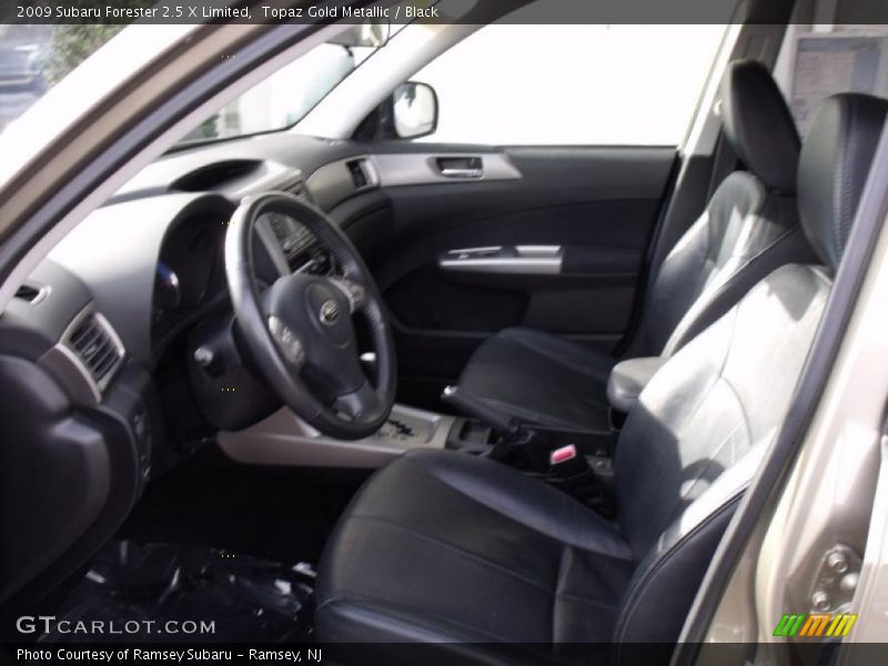 Topaz Gold Metallic / Black 2009 Subaru Forester 2.5 X Limited