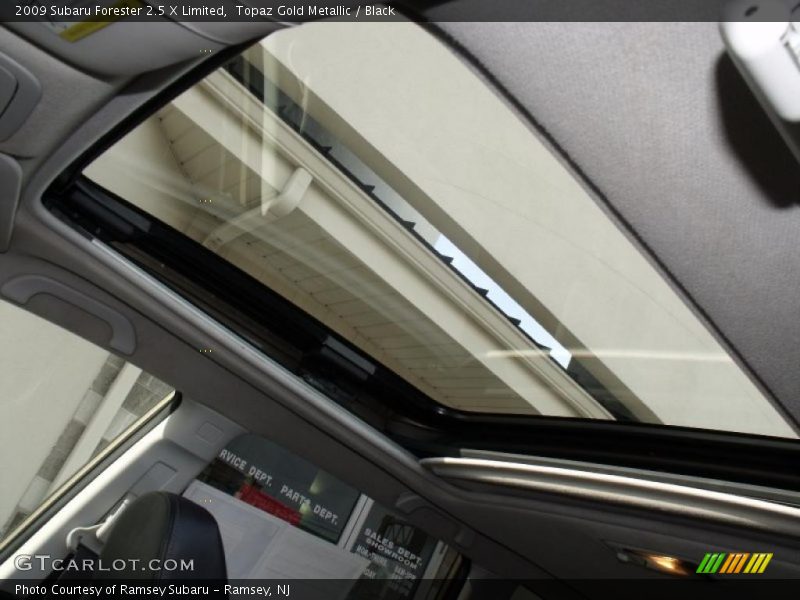Topaz Gold Metallic / Black 2009 Subaru Forester 2.5 X Limited