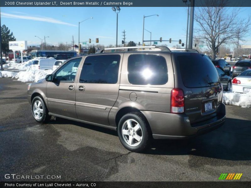 Desert Brown Metallic / Cashmere Beige 2008 Chevrolet Uplander LT