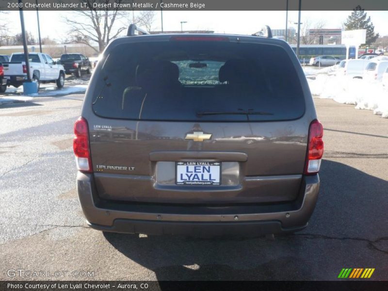 Desert Brown Metallic / Cashmere Beige 2008 Chevrolet Uplander LT