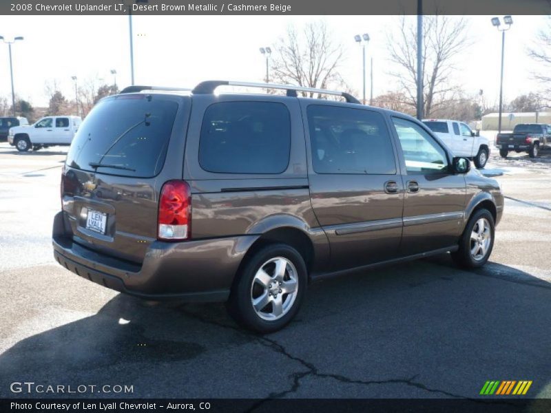 Desert Brown Metallic / Cashmere Beige 2008 Chevrolet Uplander LT