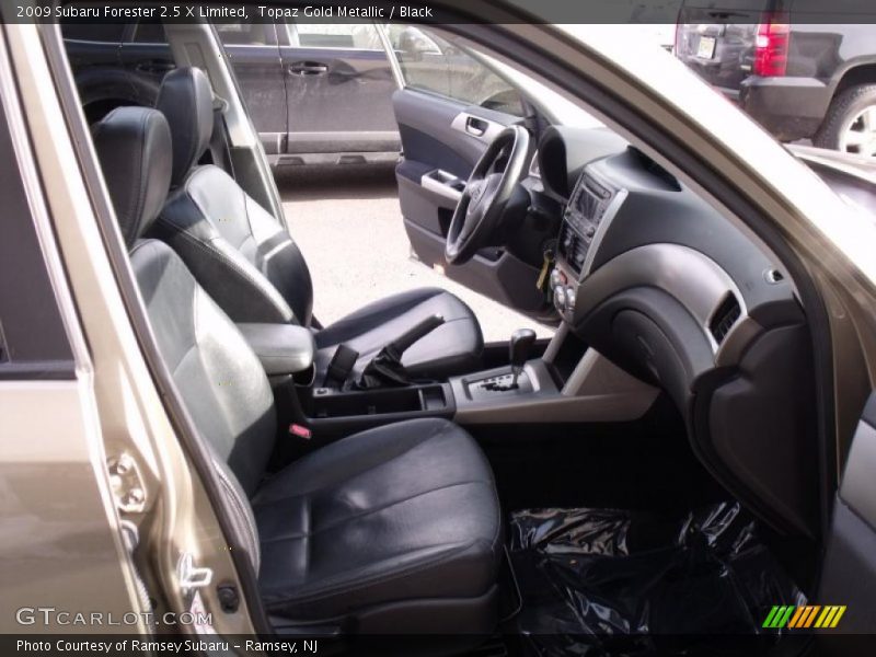 Topaz Gold Metallic / Black 2009 Subaru Forester 2.5 X Limited