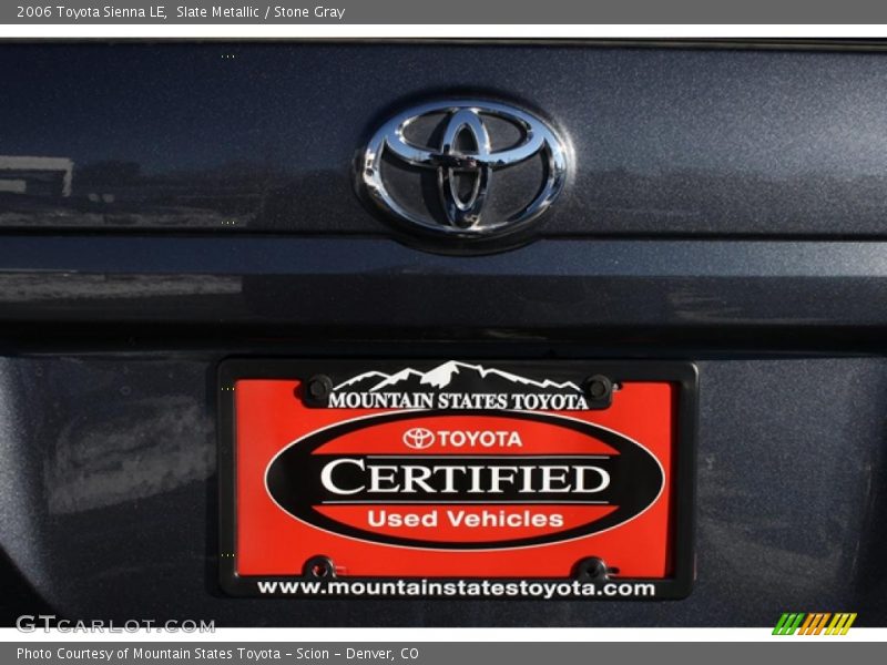 Slate Metallic / Stone Gray 2006 Toyota Sienna LE