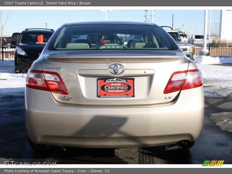 Desert Sand Mica / Bisque 2007 Toyota Camry LE