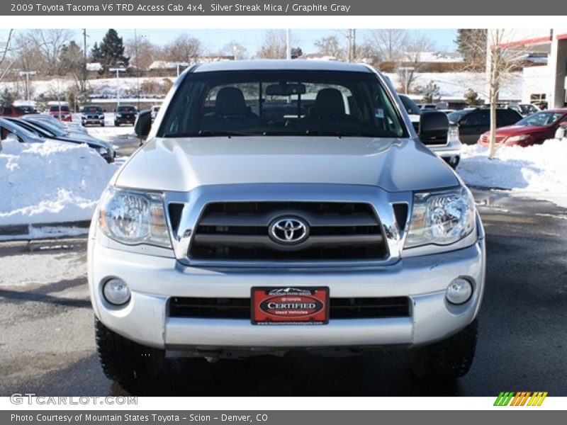 Silver Streak Mica / Graphite Gray 2009 Toyota Tacoma V6 TRD Access Cab 4x4