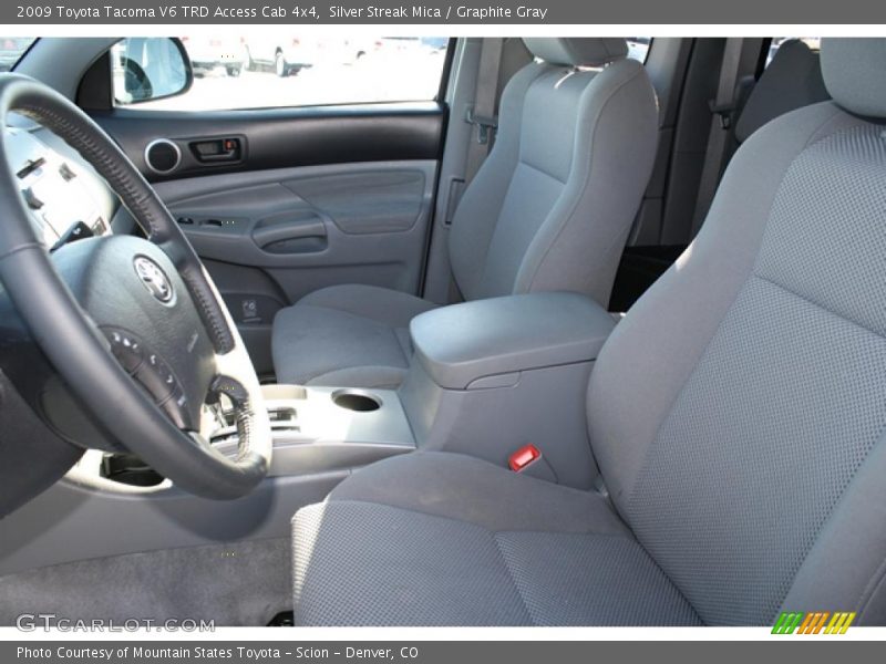 Silver Streak Mica / Graphite Gray 2009 Toyota Tacoma V6 TRD Access Cab 4x4