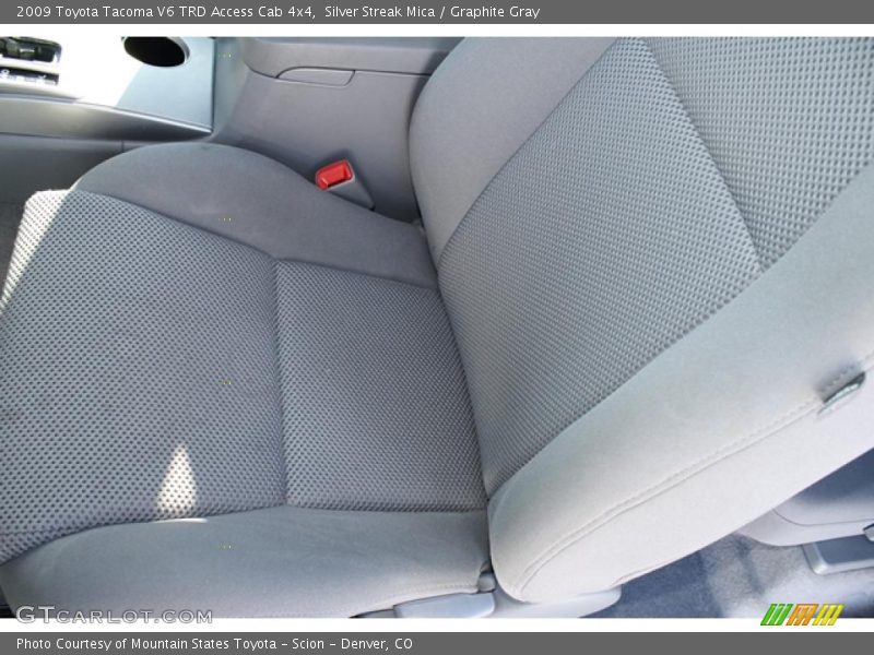 Silver Streak Mica / Graphite Gray 2009 Toyota Tacoma V6 TRD Access Cab 4x4