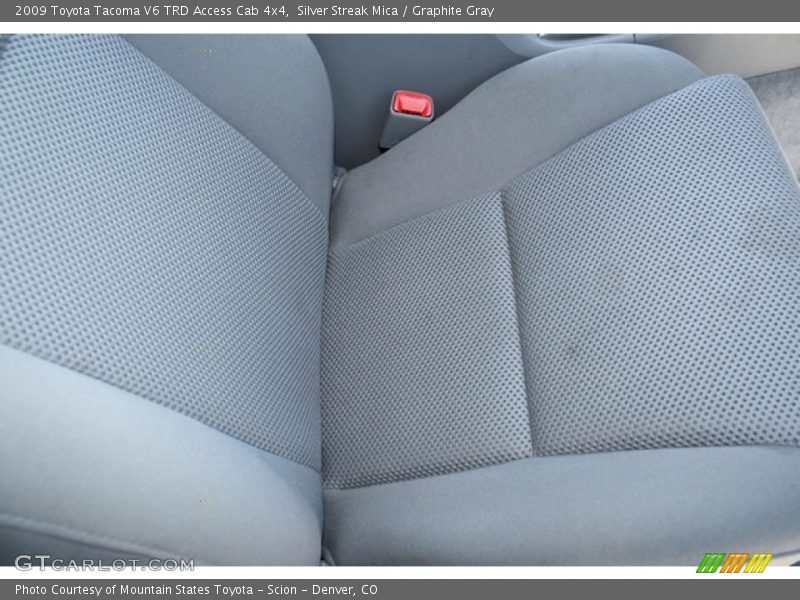 Silver Streak Mica / Graphite Gray 2009 Toyota Tacoma V6 TRD Access Cab 4x4