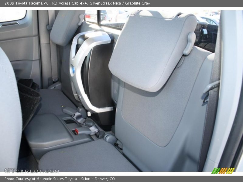 Silver Streak Mica / Graphite Gray 2009 Toyota Tacoma V6 TRD Access Cab 4x4