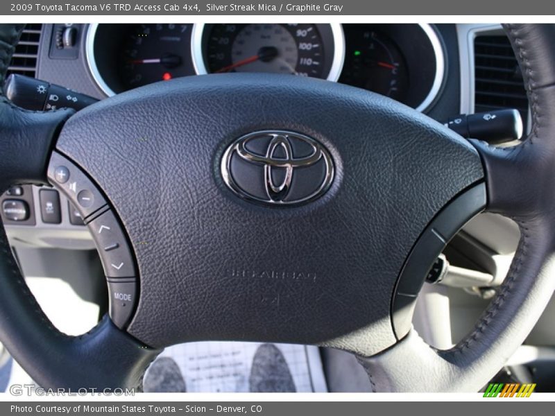 Silver Streak Mica / Graphite Gray 2009 Toyota Tacoma V6 TRD Access Cab 4x4