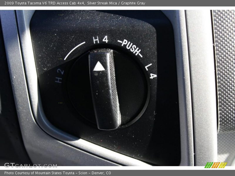 Silver Streak Mica / Graphite Gray 2009 Toyota Tacoma V6 TRD Access Cab 4x4