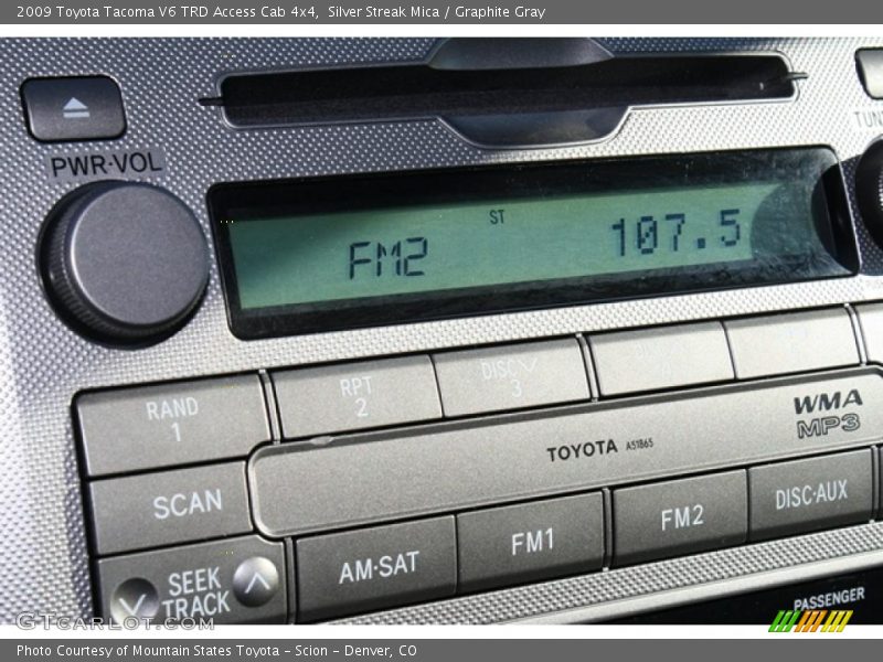Silver Streak Mica / Graphite Gray 2009 Toyota Tacoma V6 TRD Access Cab 4x4