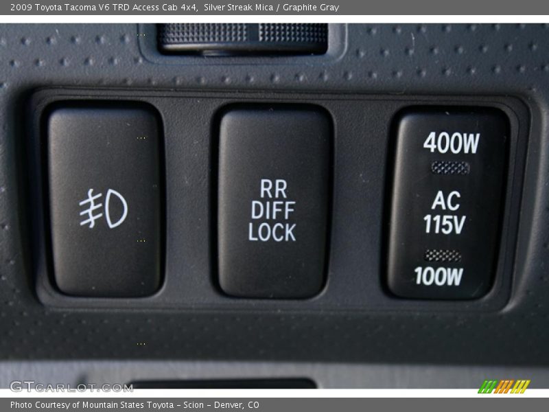 Silver Streak Mica / Graphite Gray 2009 Toyota Tacoma V6 TRD Access Cab 4x4