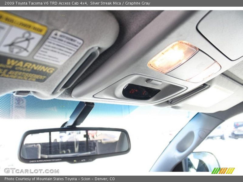 Silver Streak Mica / Graphite Gray 2009 Toyota Tacoma V6 TRD Access Cab 4x4